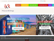 Tablet Screenshot of pinturasmirobriga.com